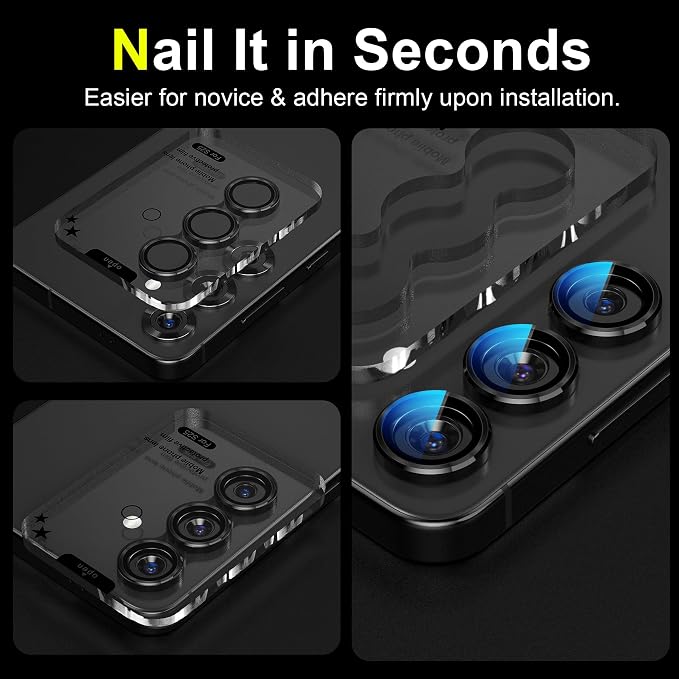 YWXTW Camera Lens Protector for Samsung Galaxy S25 Accessories 9H Tempered - Image 5
