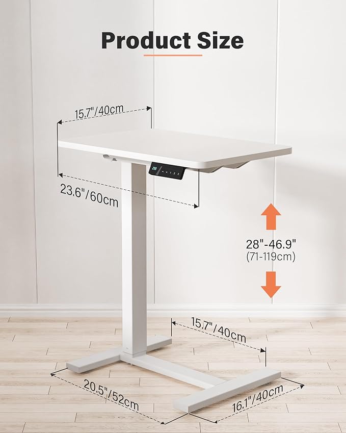 Small Mobile Standing Desk - Image 2