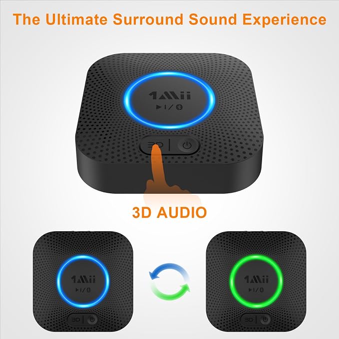 1Mii B06 Plus Bluetooth Receiver, HiFi Wireless Audio Adapter - Image 5