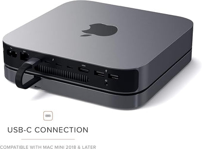 Satechi USB C Hub, Type-C Aluminum Stand & Hub, USB-C Data Port, Micro/SD Card - Image 4