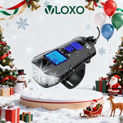 VLOXO Bike Speedometer with LED Bike Light, IP65 Waterproof Bicycle Odometer - Image 8