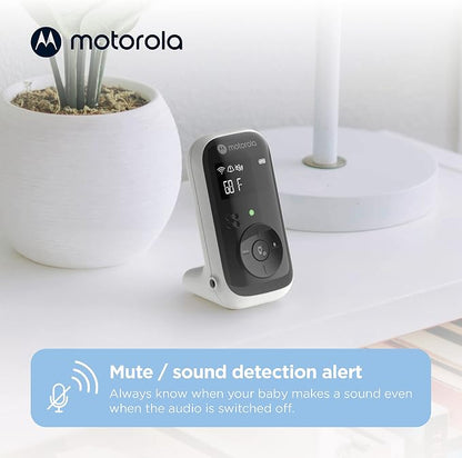 Motorola Nursery Baby Monitor, 1000ft Range PIP11 Audio Only, Nightlight - Image 5