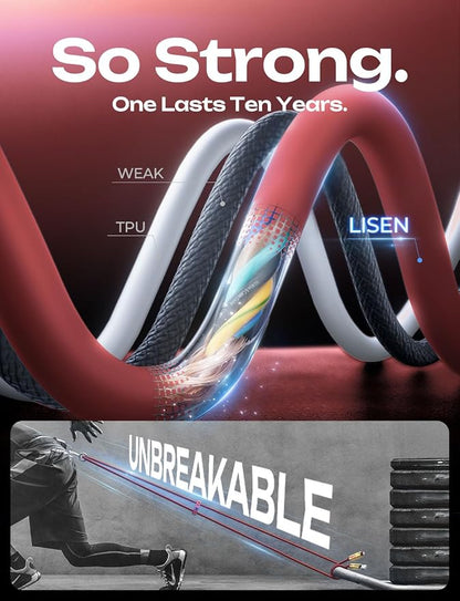 LISEN 240W Chubby USB C to USB C, 4 in 1 Charging Cable - Image 5