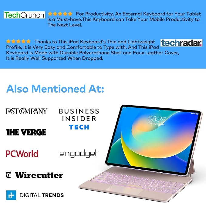 Keyboard Case for iPad Air 11-inch & iPad Pro 11 inch – Magic-Style Magnetic - Image 6
