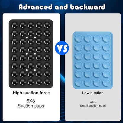 Silicone Double Sided Suction Phone Case Mount, Detachable Hands Free & Strong - Image 4