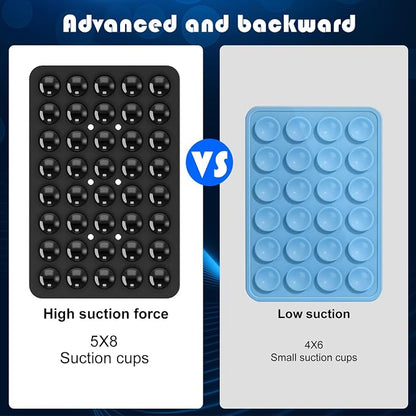 2PACK Silicone Double Sided Suction Phone Case Mount, Detachable Hands Free & - Image 4