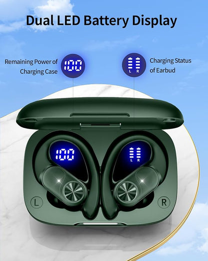 PocBuds Bluetooth Headphones Wireless Earbuds 80hrs Playtime Wireless Charging - Image 3