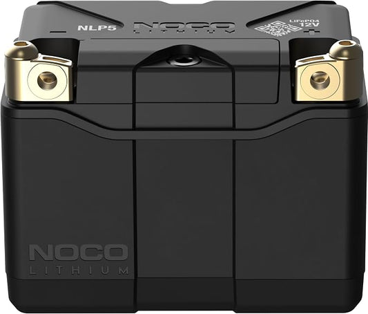 NOCO Lithium NLP5: Ultra-Light 12V Lithium Powersport Battery – Group 5 – 2Ah – by NOCO