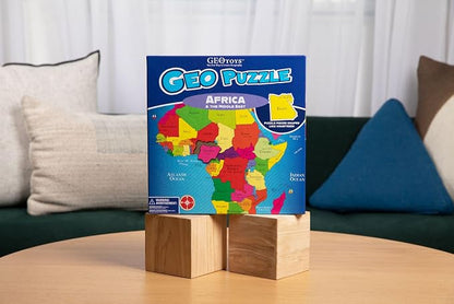 Geotoys GeoPuzzle, Africa and Middle East Shaped Jigsaw Puzzle, Map Puzzle - Image 6