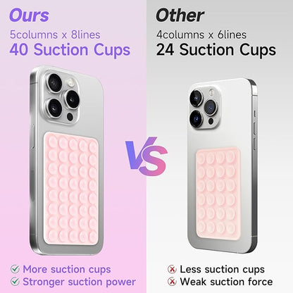Silicone Suction Phone Case Mount, Non Slip Suction Cup Phone Mount, Phone - Image 4