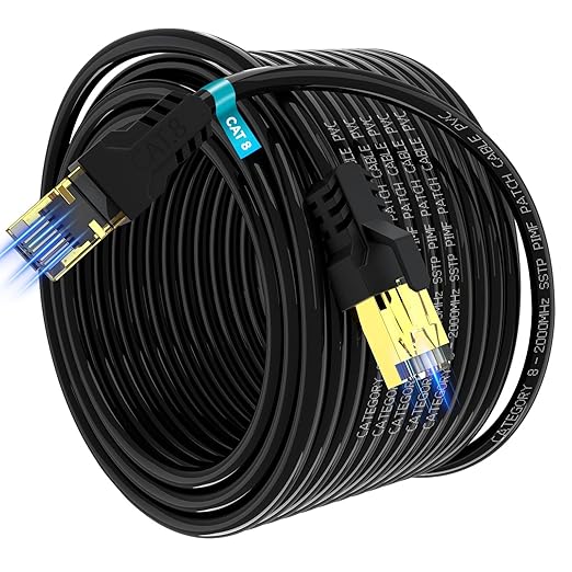 Cat 8 Ethernet Cable 75FT, High Speed 40Gbps, by Unknown