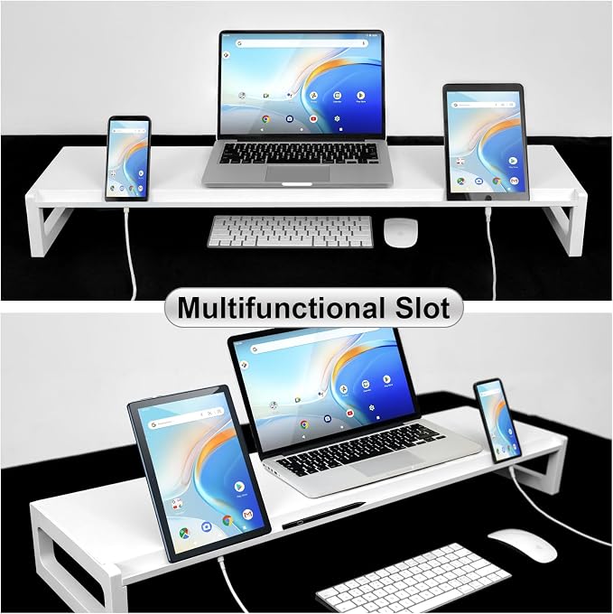 Dual Monitor Stand Riser – 36-Inch Computer Monitor Stand - Image 4