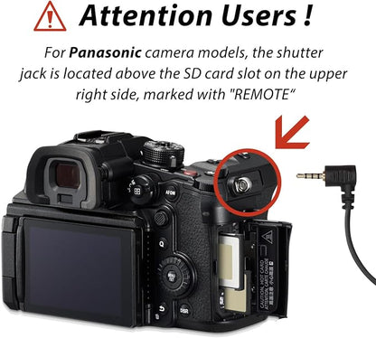for GH Cameras Shutter Wire Remote Control RC101-L1 T0 GH5S S5 S5M2X S5II GH4 - Image 9