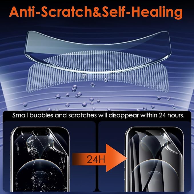 [3 Pack Soft Hydrogel Film Screen Protector - Image 3