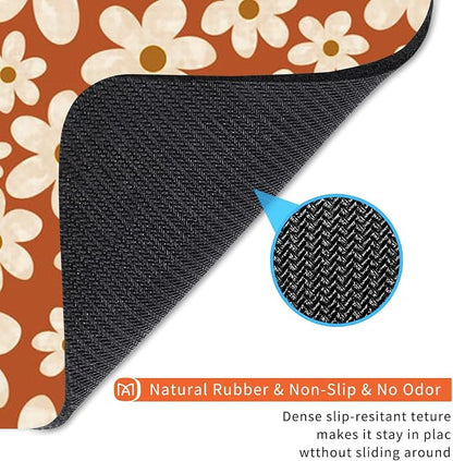 Square Mouse Pad Cute Flowers, Personalized Premium-Textured Custom Mouse Mat - Image 5