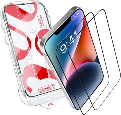 Screen Protector for iPhone 16e/14/13Pro/13 – Full Edge-to-Edge Protection by Intaleo