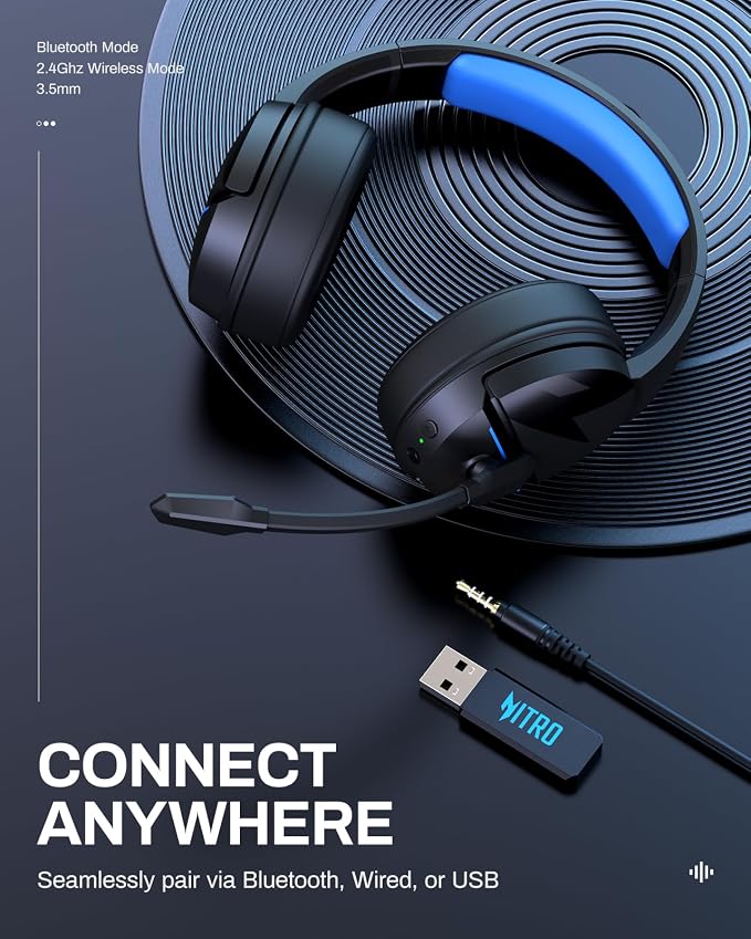 Acer 2.4GHz Flex Wireless Gaming Headset | Non-Stop 100H Battery | Dynamic 50mm - Image 6