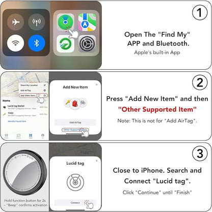 Air Tracker Tag 1-Pack, Tukio Bluetooth 5.3 Tracker Tag - Image 9