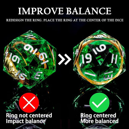 Magic Golden Ring DND Dice Set - Image 6