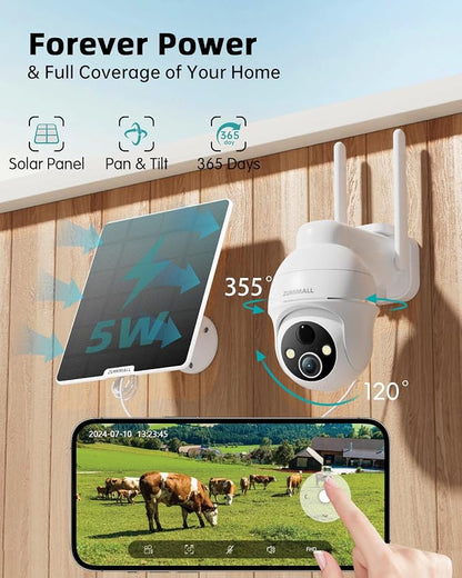 ZUMIMALL 4G LTE Cellular Security Camera, No WiFi Outdoor Camera Wireless - Image 3