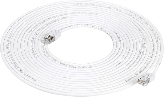Amazon Basics RJ45 Cat 7 Ethernet Patch Internet Cable, 10 Gbps High-Speed by AmazonBasics
