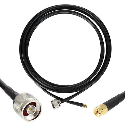 5ft N Male to SMA Male Cable, SMA to N Cable 50 ohm Ultra Low Loss KMR240 - Image 9