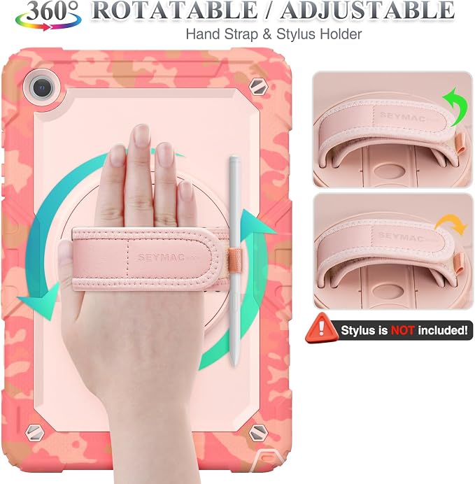 SEYMAC stock Case for Samsung Galaxy Tab A9+ Plus 11'', Full-Body Drop - Image 3