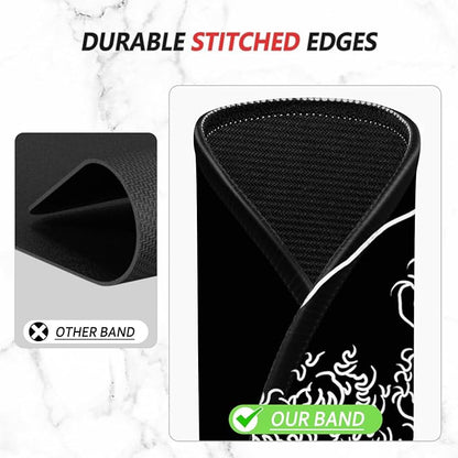 ITNRSIIET Mouse Pad Non-Slip Rubber Base Smooth Surface Stitched Edges - Image 5