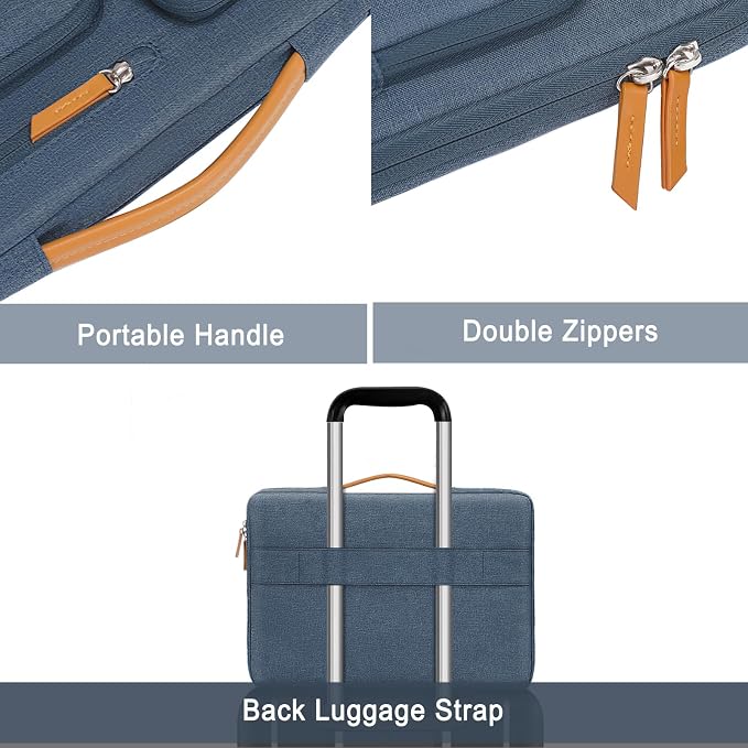 MOSISO 360 Protective Laptop Case 13.3 inch, 13-13.3 inch Laptop Sleeve - Image 4