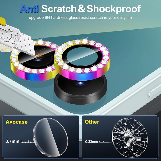 for Samsung Galaxy Z Flip 7 Camera Lens Protector, Individual Metal Ring - Image 3