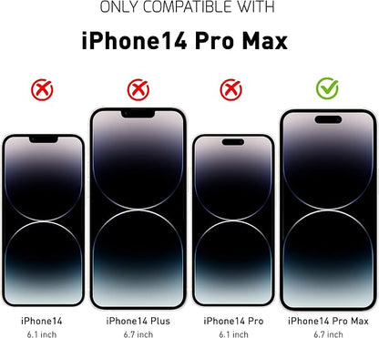 For iPhone 14 Pro Max Screen Protector Tempered Glass Compatible - Image 2