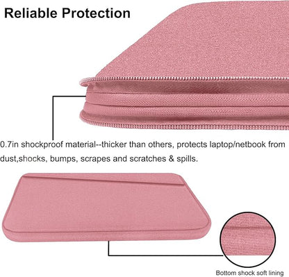 15.6 inch Laptop Case, Slim Computer Carrying Bag Protective Cover Briefcase - Image 4