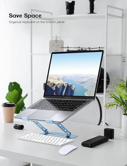 Adjustable Laptop Stand for Desk, Portable Laptop Stand Holder and Riser - Image 3