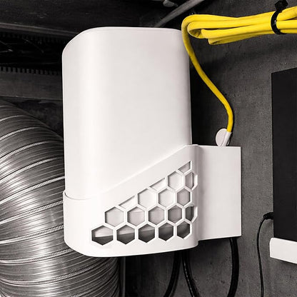 Modem Wall Mount Fit for Xfinity Comcast XB8 Router WiFi – White Wall Mount - Image 6