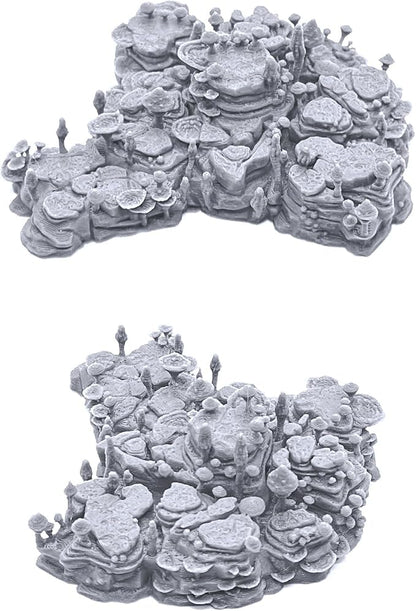 EnderToys Shroom Grotto Floors by Printable Scenery, 3D Printed Tabletop RPG - Image 8