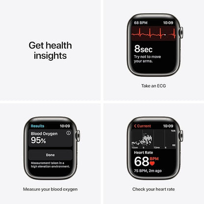 Apple Watch Series 7 Graphite Stainless Steel Case - Image 3