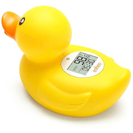 Baby Bath Thermometer with Smart Temperature Alert, Accurate Digital Water by Eobeo