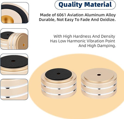 Monosaudio 4Pcs Audio Isolation Feet Turntable Feet 40x20mm Turntable Isolation - Image 6