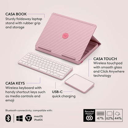 Logitech Casa Pop Up Desk Kit - Image 7