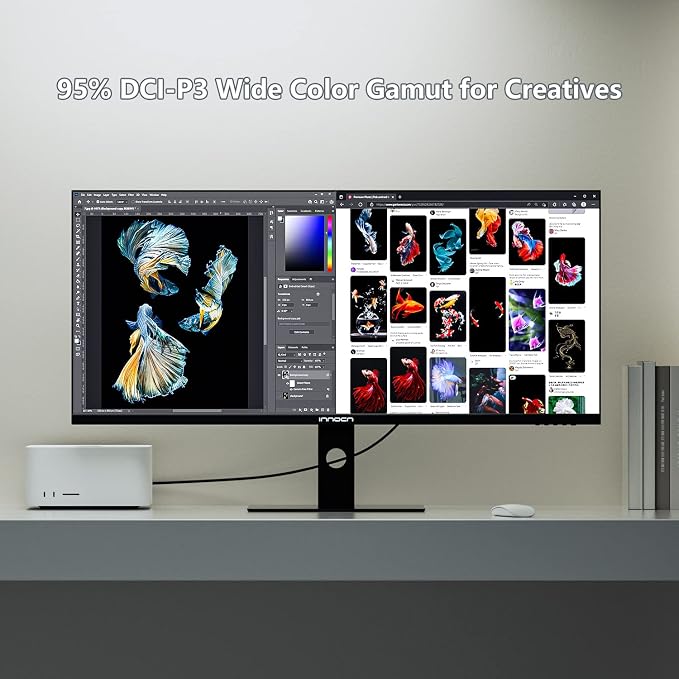 INNOCN 40C1R Ultrawide Monitor 40" WQHD 3440 x 1440p 144Hz FreeSync Premium - Image 6