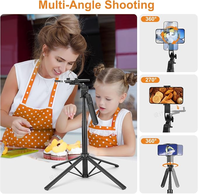 70inch Selfie Stick Phone Tripod - Image 4