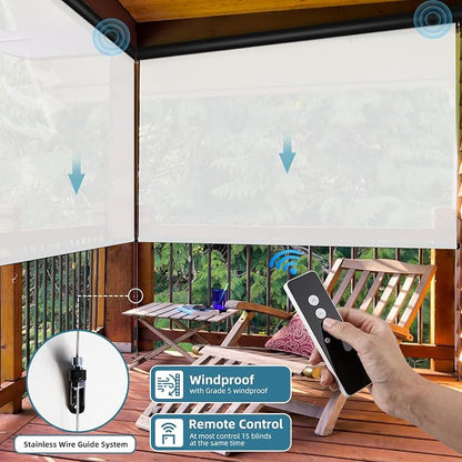 SmartWings Motorized Outdoor Shades - Image 2