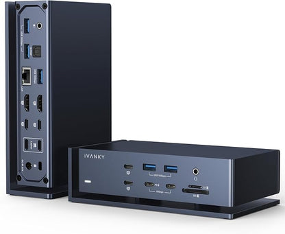 iVANKY FusionDock Max 1 Dual Thunderbolt 4 Chips, 20-in-1 Quad 6K@60Hz Monitor by ivanky