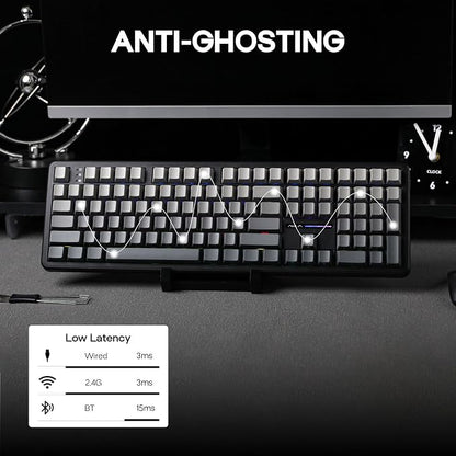 EPOMAKER Aula F108 Wireless Gaming Keyboard, Full Size Mechanical Keyboard - Image 4