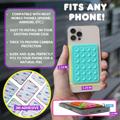 Suction Phone Case Mount, Silicon Adhesive Phone Accessory - Image 7