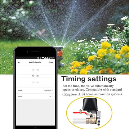 Jinvoo Zigbee Water Valve, Smart Water Valve, Sprinkler Controller, Electric - Image 6