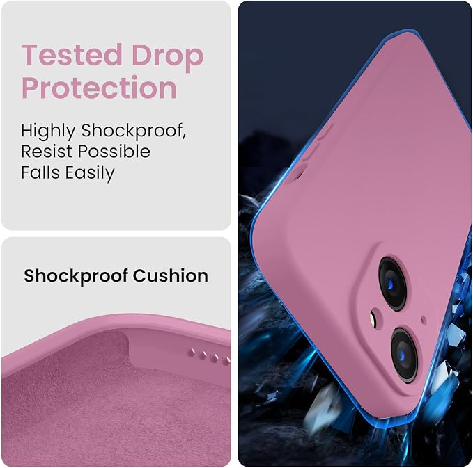 FireNova Designed for iPhone 15 Plus Case, Silicone Case with, Soft - Image 4