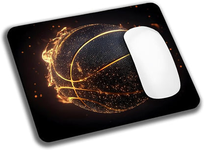 Blue Glitter Butterfly Mouse Pads by EASTSMOOTH