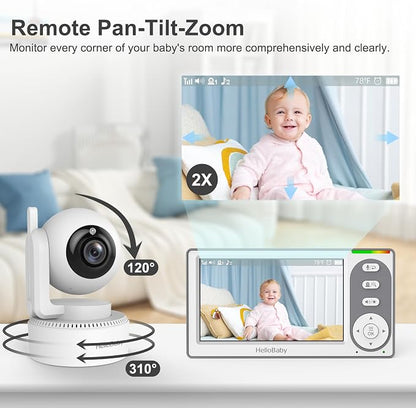 HelloBaby 4.3'' Video Baby Monitor - Image 4