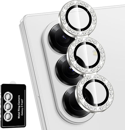 for Samsung Galaxy Z Fold 7 Camera Lens Protector, Individual Metal Ring by Btscase